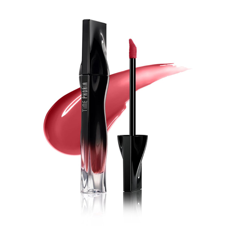 TIMEPHORIA Nerose front packaging showing shade and glossy finish benefit