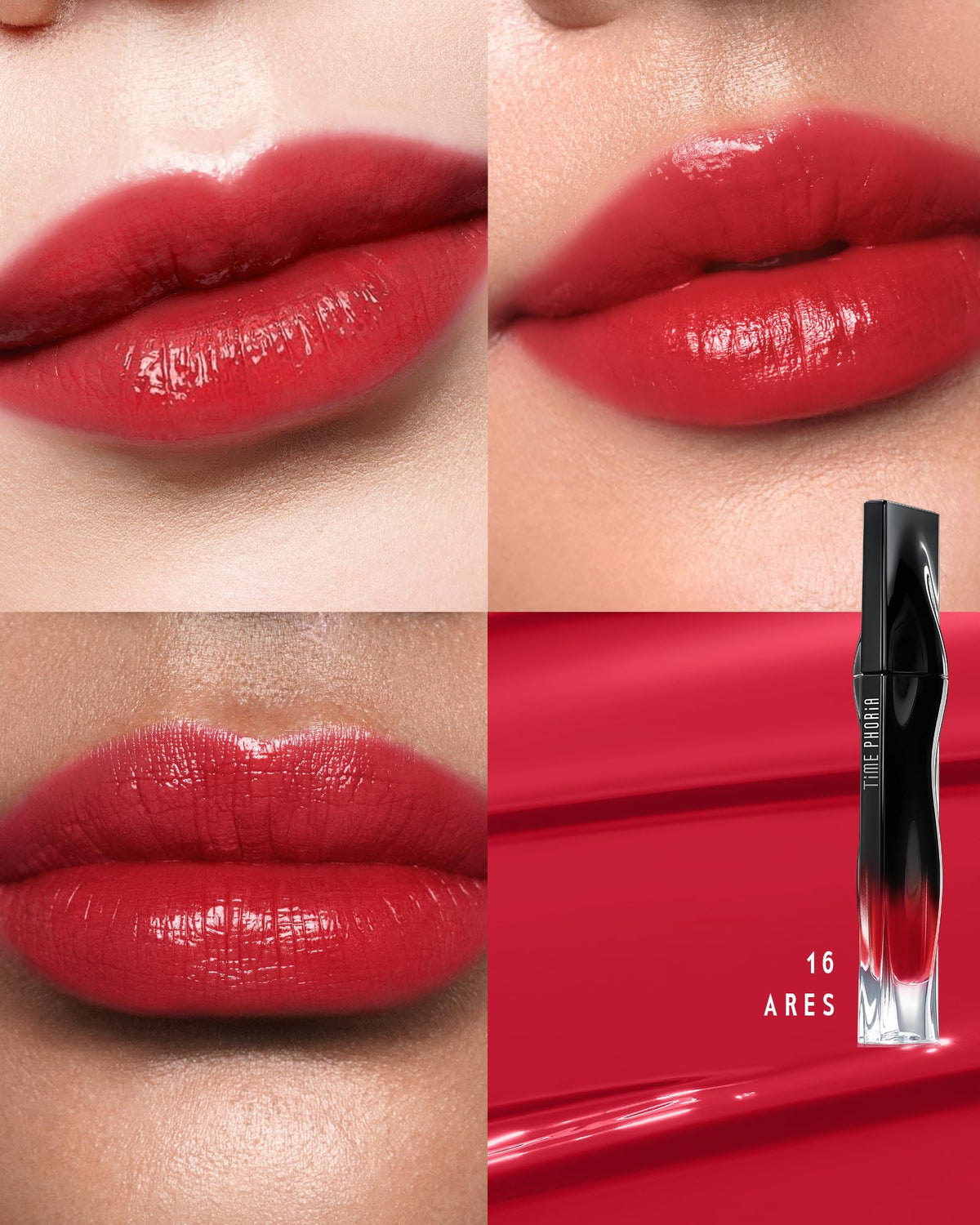 TIMEPHORIA applicator tip close-up highlighting precise, smooth application