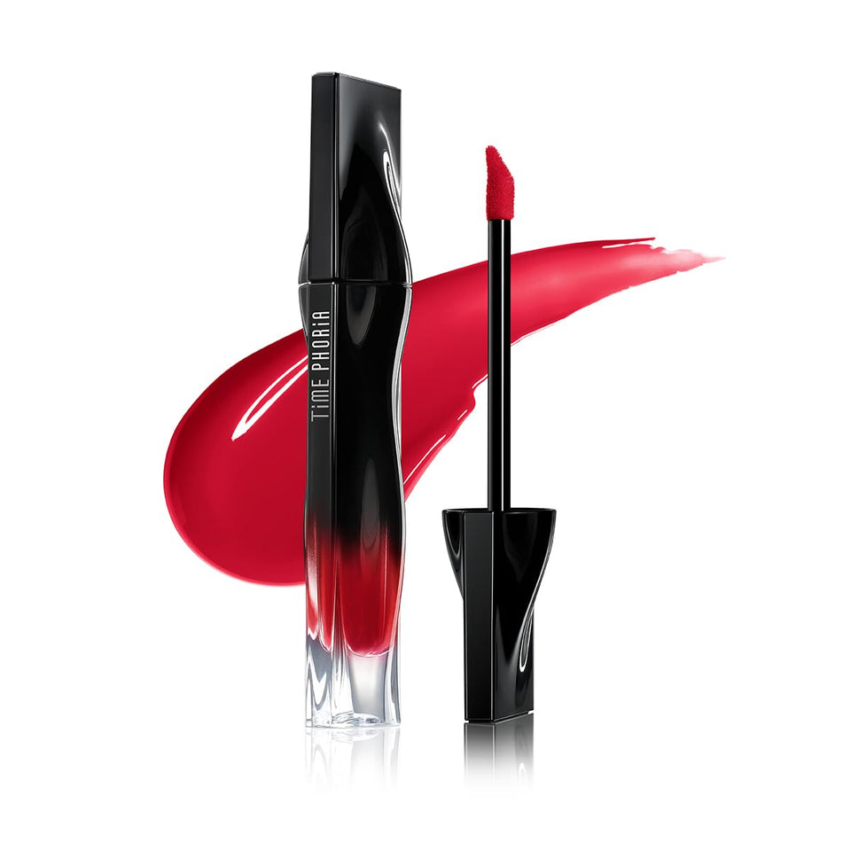 TIMEPHORIA front packaging showing classic red shade and glossy finish