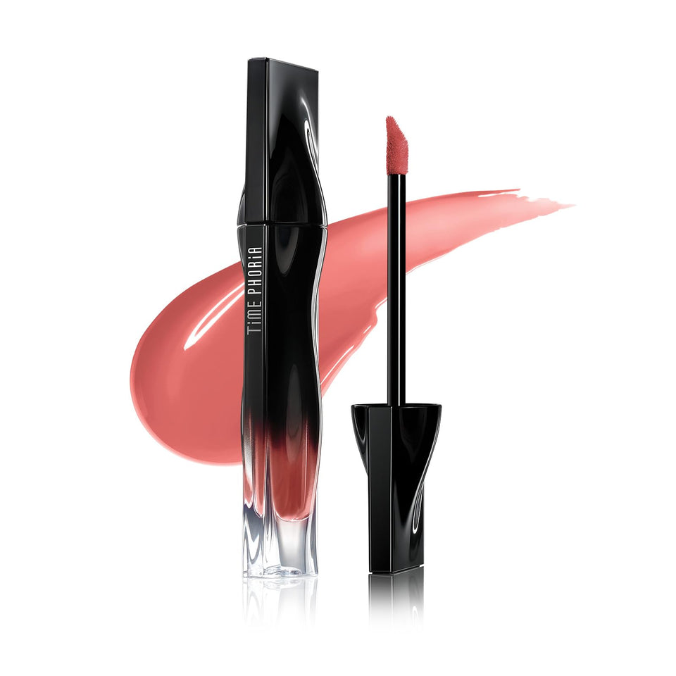 TIMEPHORIA front packaging showing shade 19 Novaria and glossy finish