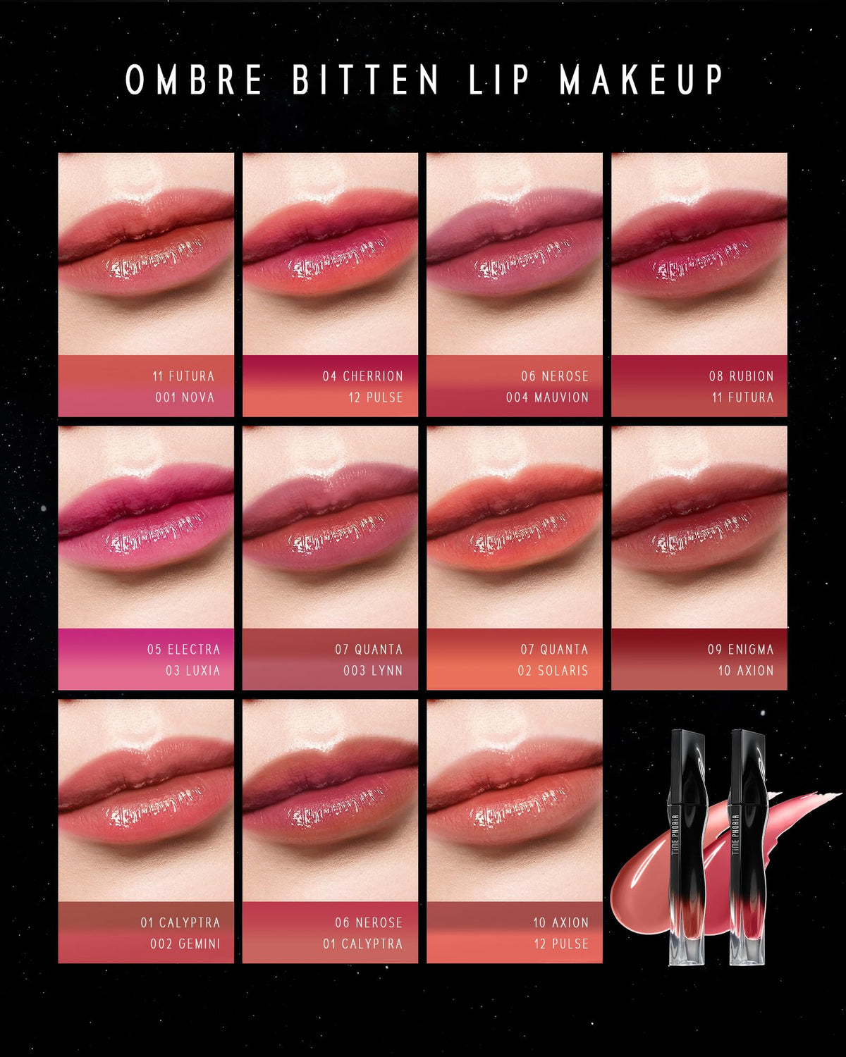 TIMEPHORIA open tube with gloss reflecting light highlighting product sheen