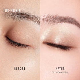 TIMEPHORIA stick tip detail showing jelly surface for precise crease-free application