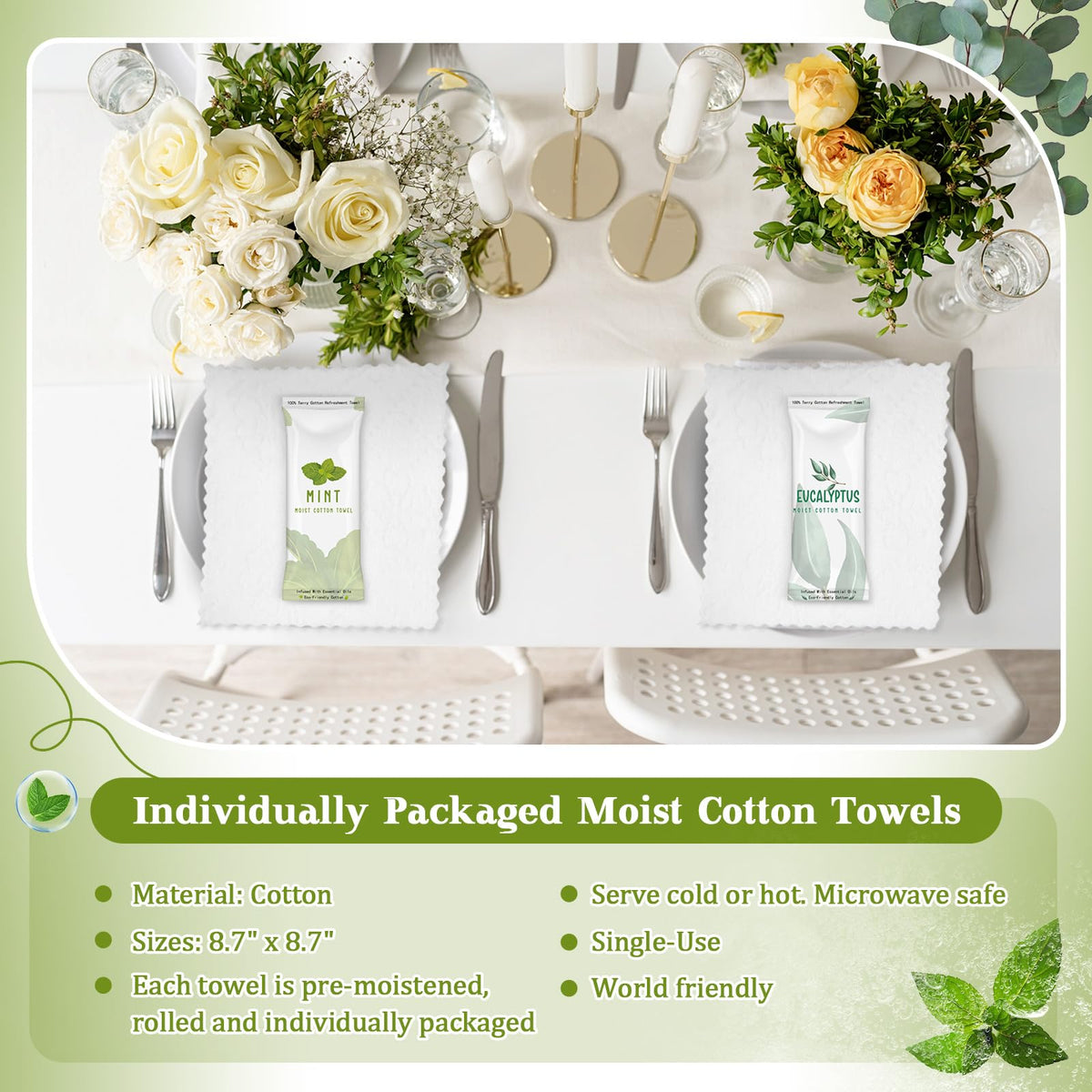 Timgle towel used as a warm compress to relax tired muscles