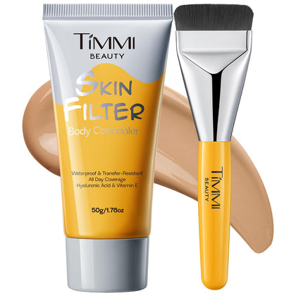 timmi beauty front packaging showing tube and shade 02 Natural with clinical look and trust