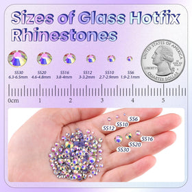 TINKRSTUFF flatback hot-melt surface visible for easy iron-on application