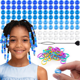 TINKRSTUFF front packaging showing blue bead kit and contents for instant styling