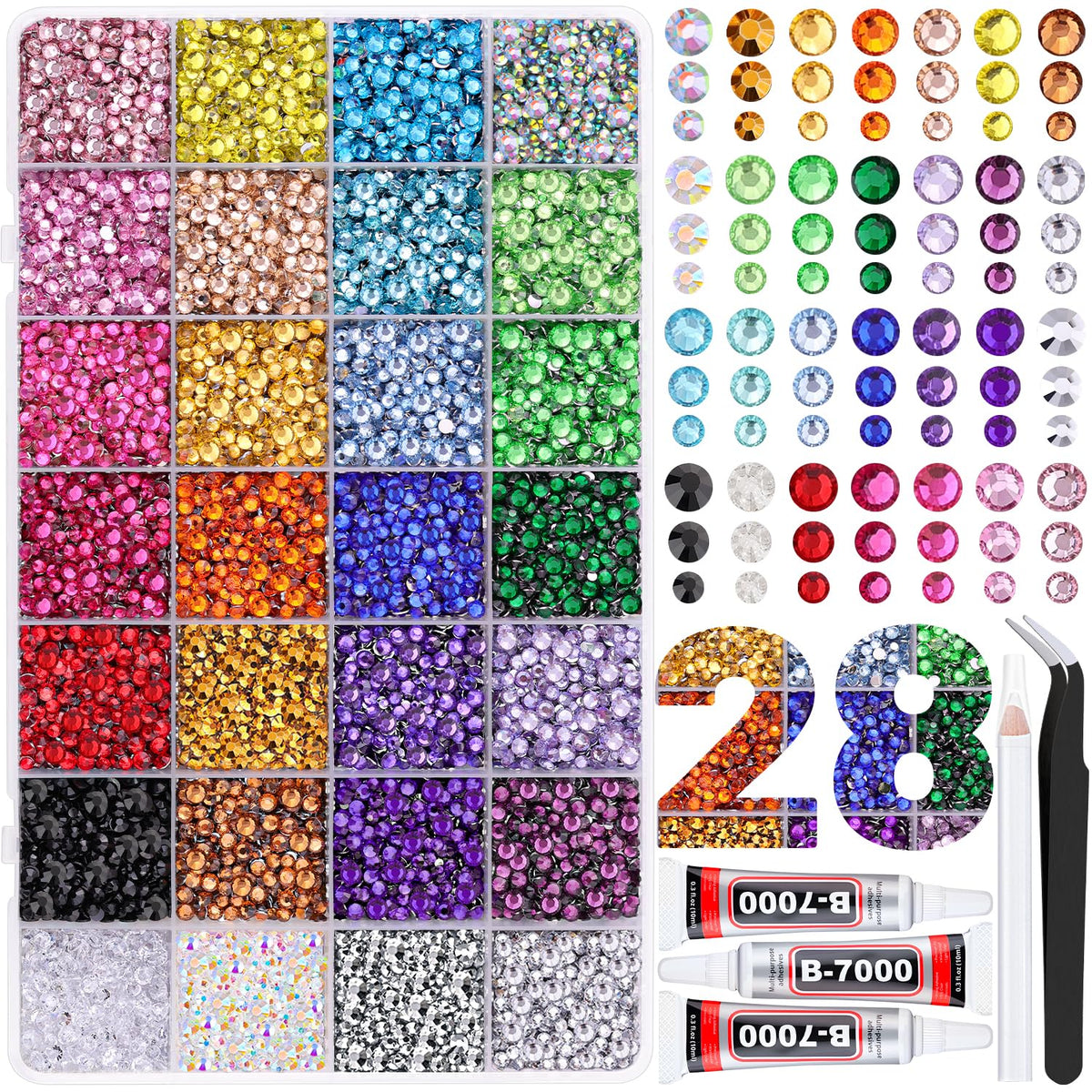 TINKRSTUFF front packaging showing kit contents and color variety for easy choice
