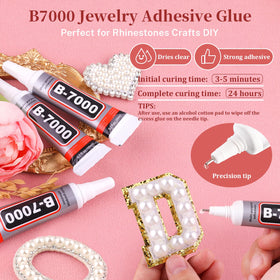 TINKRSTUFF B7000 glue tubes with precision needle tip for neat application