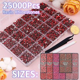 TINKRSTUFF close-up of separated grids with mixed 2–6mm sizes for quick selection