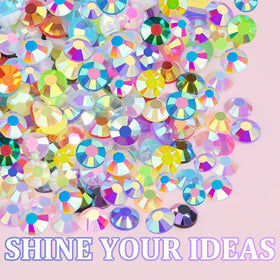 TINKRSTUFF decorated shoes with rhinestones to demonstrate wearable craft application and shine