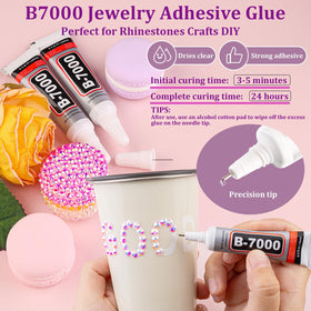 TINKRSTUFF rhinestones applied to a tumbler adding eye-catching sparkle