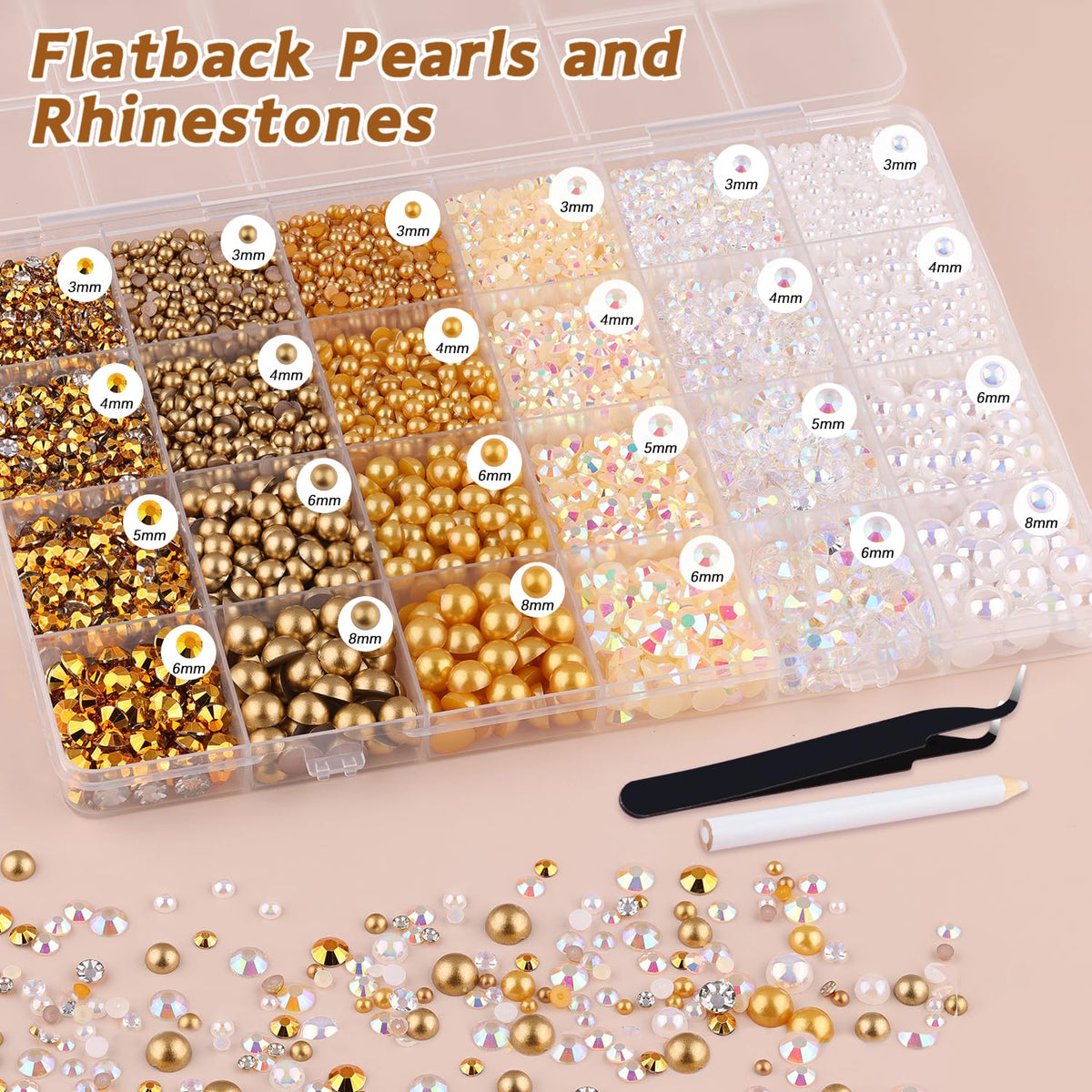 TINKRSTUFF tweezer and picker pencil tools aiding precise placement