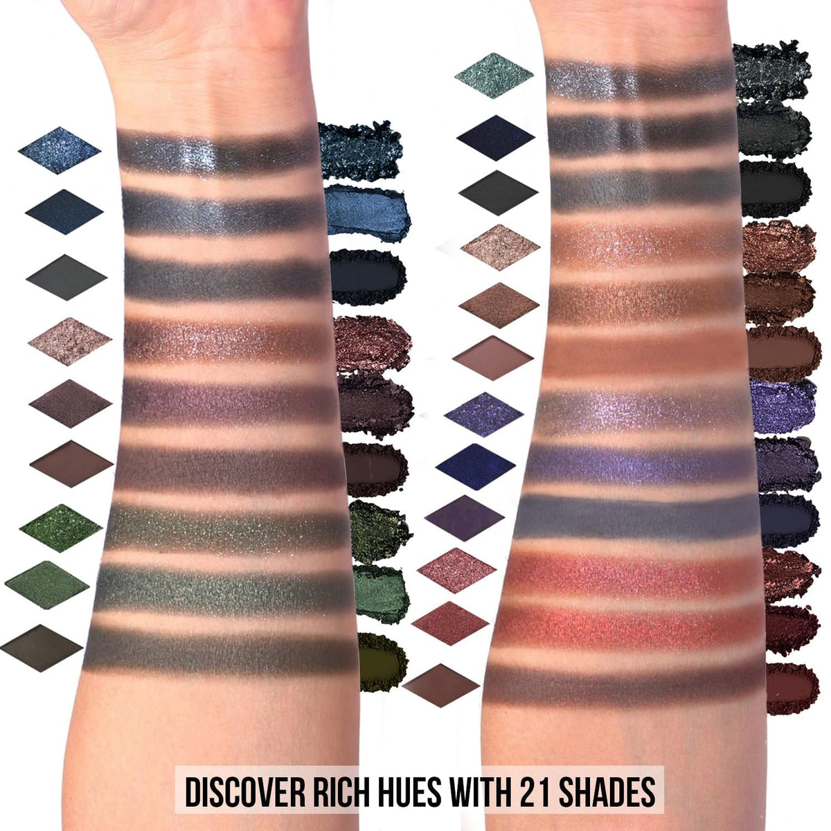 Tintark palette open with mirror visible offering on‑the‑go touchup convenience
