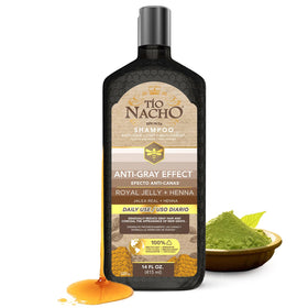 Tio Nacho front packaging showing 14 fl oz bottle and brand benefit