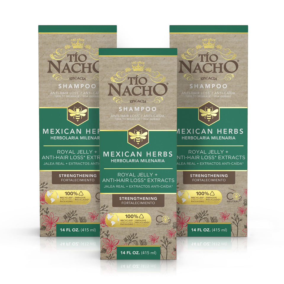 Tio Nacho front packaging showing 14 fl oz bottle and herbal branding benefits