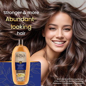 Tio Nacho pump dispensing shampoo foam for easy daily use benefit