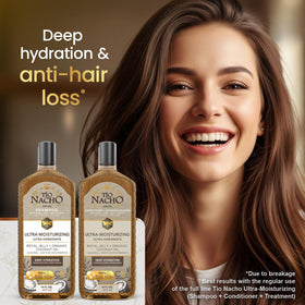 Tio Nacho shampoo lather texture showcasing gentle cleansing benefit
