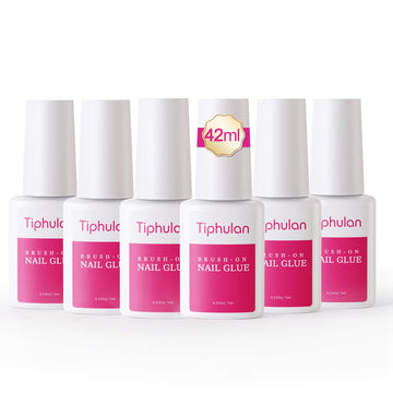 TIPHULAN front packaging showing six compact glue bottles for convenience