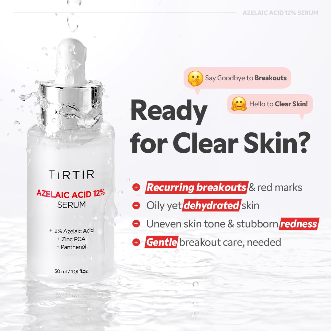 TIRTIR serum staged on bathroom counter to show daily routine convenience and style