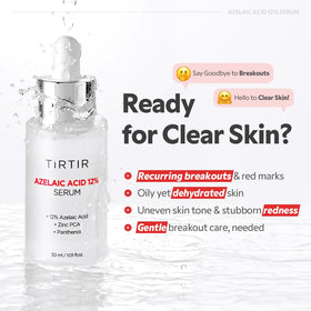 TIRTIR serum staged on bathroom counter to show daily routine convenience and style