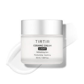 TIRTIR jar front view showing label and elegant packaging, highlighting moisturization