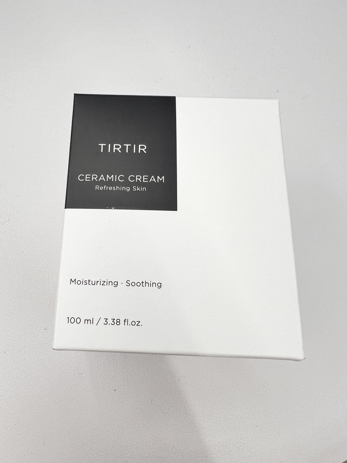 TIRTIR label close-up revealing nature-derived ingredient transparency