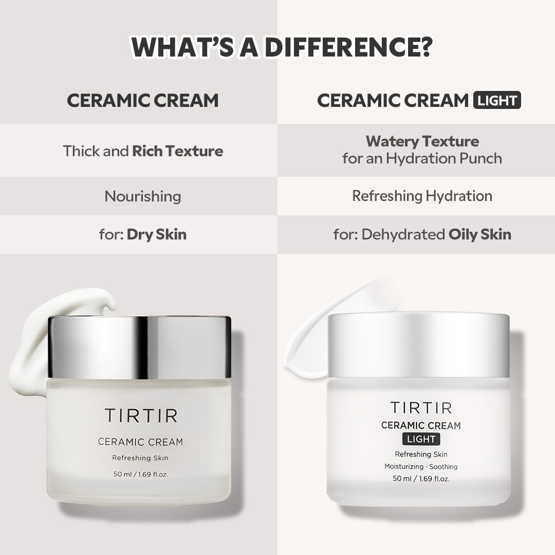 TIRTIR 50ml jar beside ruler showing compact travel-friendly size and convenience