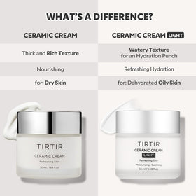 TIRTIR 50ml jar beside ruler showing compact travel-friendly size and convenience