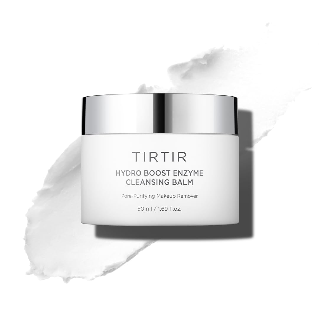 TIRTIR cleansing balm front jar shows compact travel-friendly packaging and clear branding