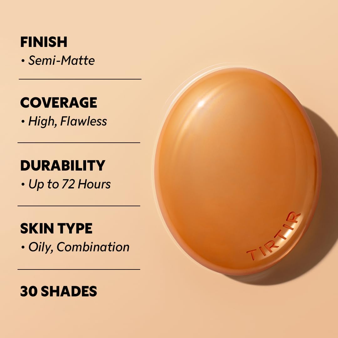TIRTIR compact in hand illustrating pocket-friendly size for on-the-go touch-ups