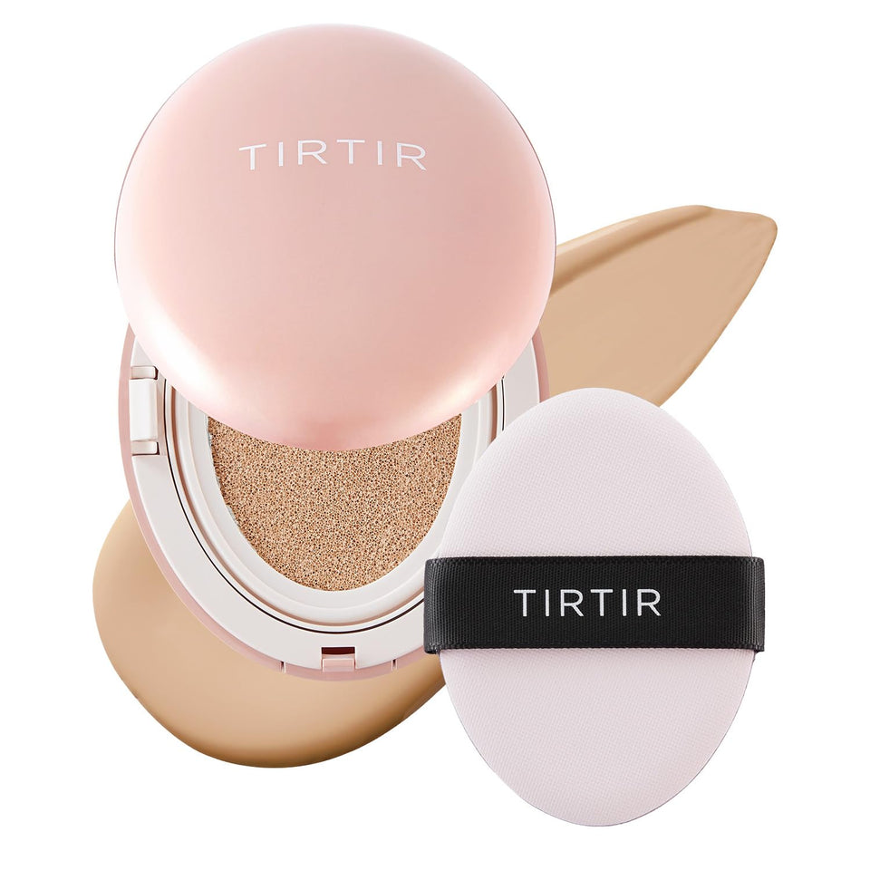 TIRTIR compact front view showing shade #23N Sand and travel-ready design
