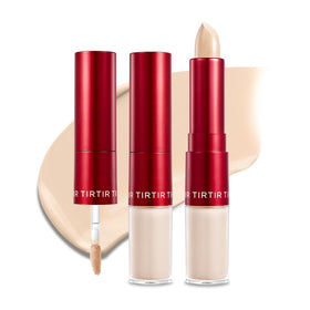 TIRTIR front packaging showing compact concealer and dual applicators for convenience