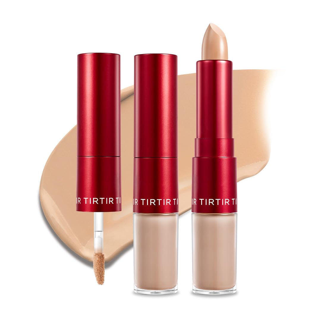 TIRTIR front packaging showing dual-ended concealer and brand clarity benefit