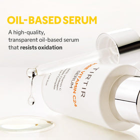 TIRTIR ingredient list closeup showing vitamin C and collagen benefits