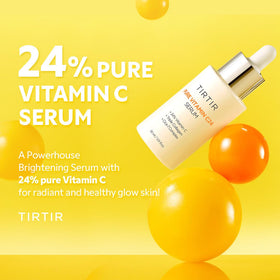 TIRTIR label close-up highlighting active ingredients and recyclable note