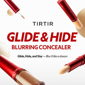 TIRTIR liquid tip applying precise coverage on a fingertip for targeted concealment