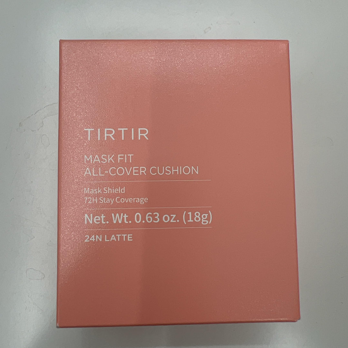 TIRTIR before-and-after application showing improved skin uniformity