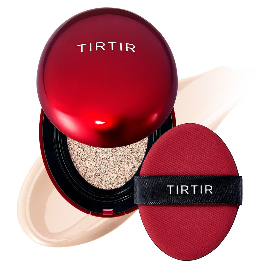 TIRTIR compact front view showing sleek packaging and easy portability