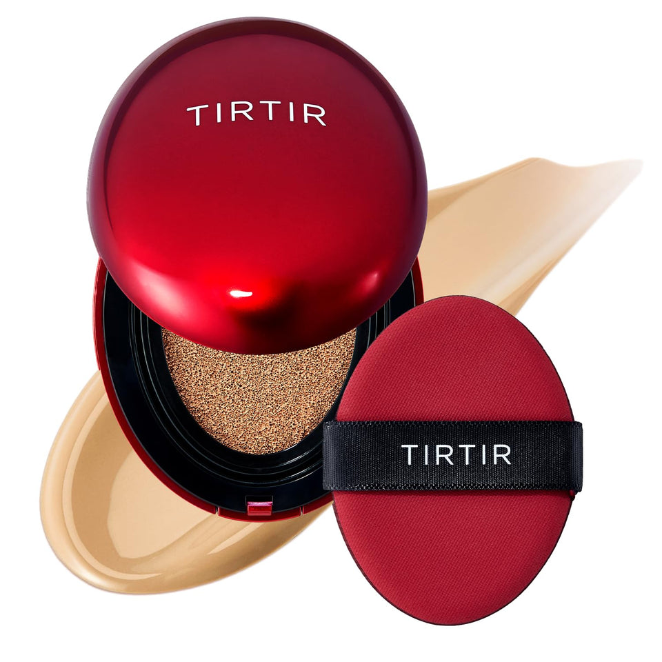 TIRTIR cushion compact front view showing compact design and portability benefit