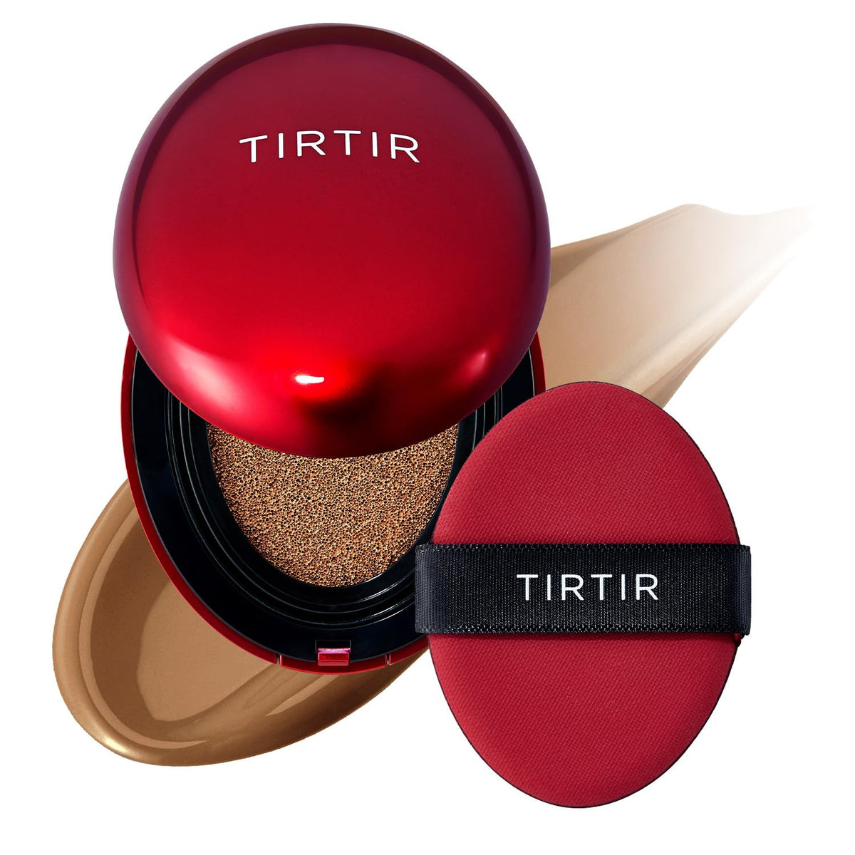 TIRTIR mini compact front view showing sleek packaging and portability