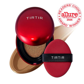 TIRTIR open compact with cushion and sponge showing ready-to-apply convenience