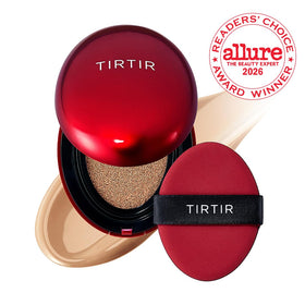 TIRTIR cushion open with sponge puff illustrating easy, even application benefit
