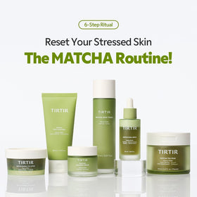 TIRTIR on bathroom shelf in lifestyle setting promoting calming routine