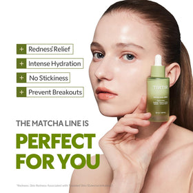 TIRTIR serum absorbed on hand showing non-sticky dewy finish