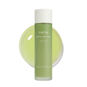 TIRTIR bottle front packaging showing label and matcha branding for calming benefits