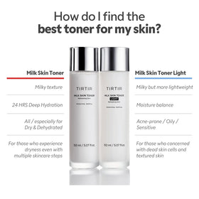TIRTIR bottle beside moisturizer illustrating routine layering benefit improved results