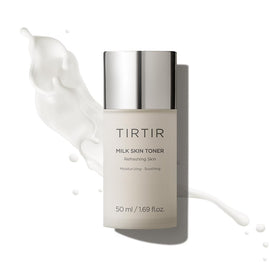 TIRTIR front bottle view showing label and compact toner packaging benefit: easy storage