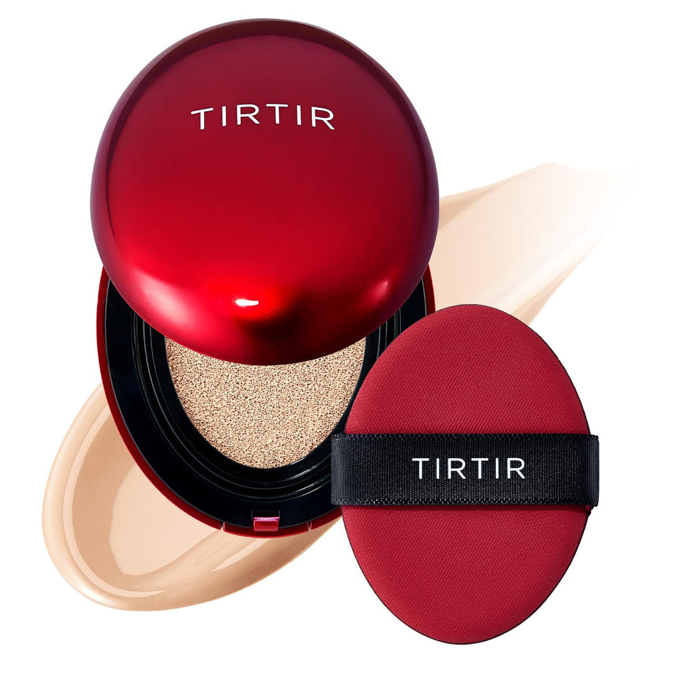 TIRTIR mini cushion front packaging showing compact size and branding benefit