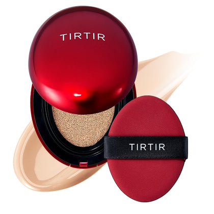 TIRTIR mini compact front view showing portable design and easy carry benefit