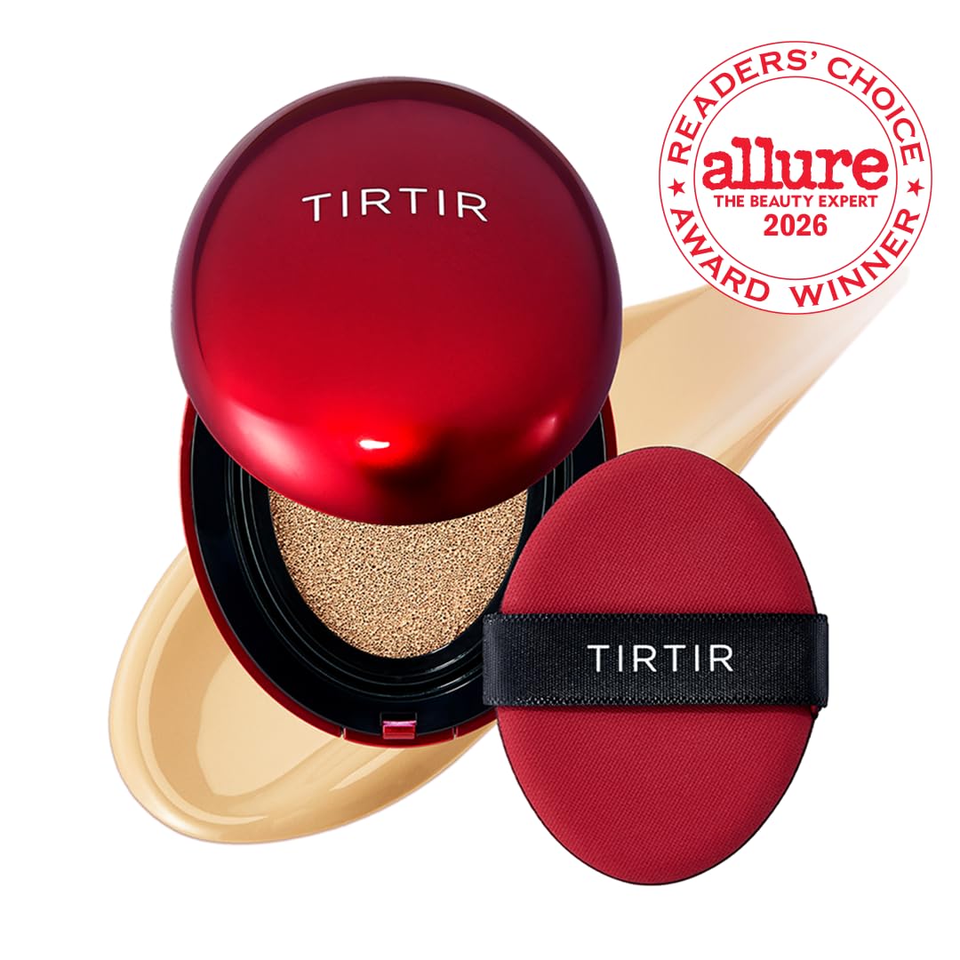 TIRTIR mini open compact with sponge applicator demonstrating quick application benefit
